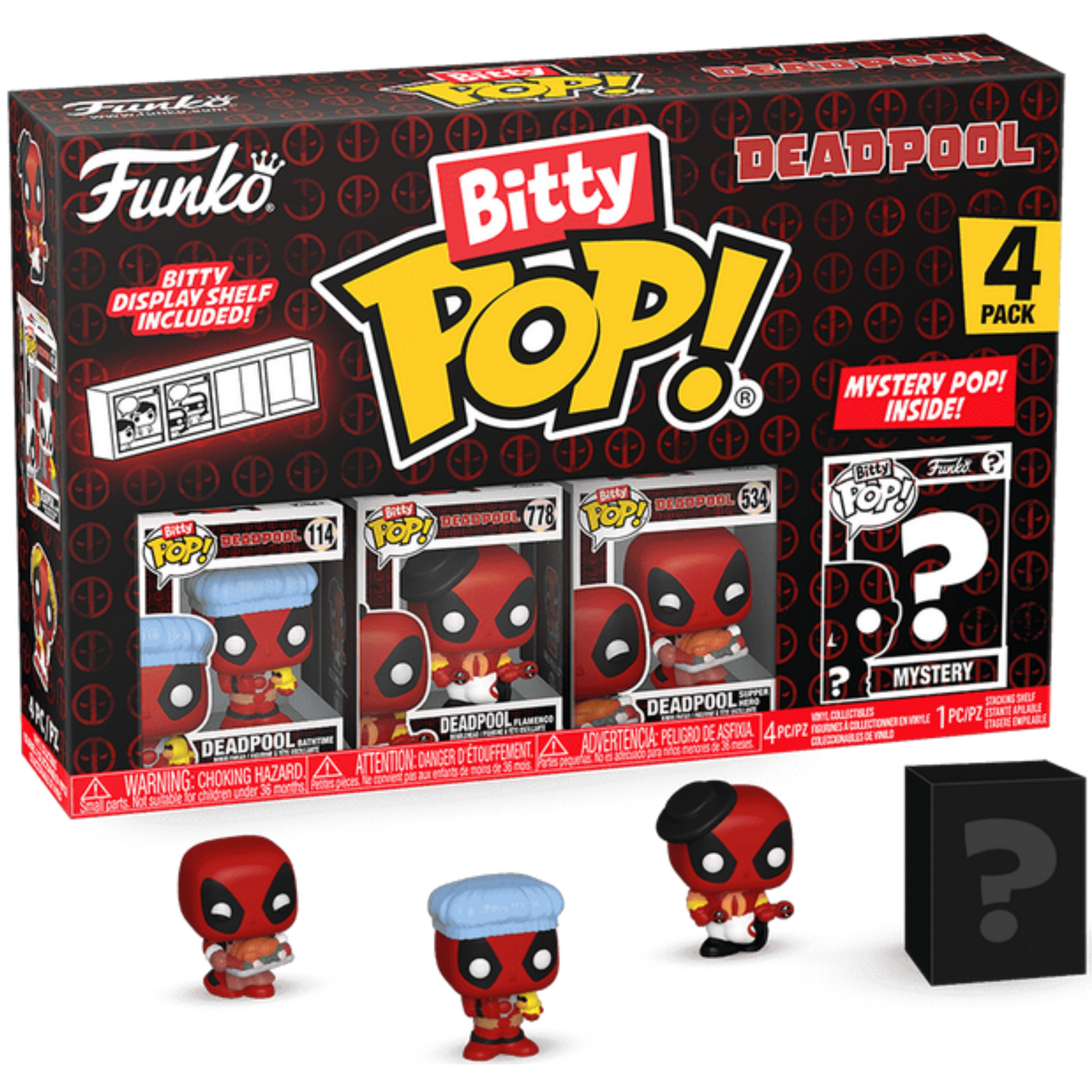 Funko Bitty Pop!: Deadpool 4-Pack Series