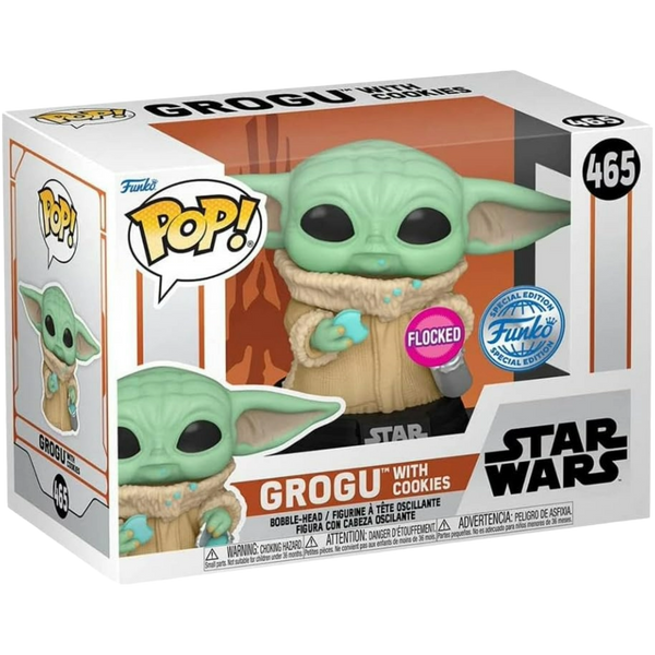 Funko Pop! TV: The Mandalorian - Grogu With Cookies #465