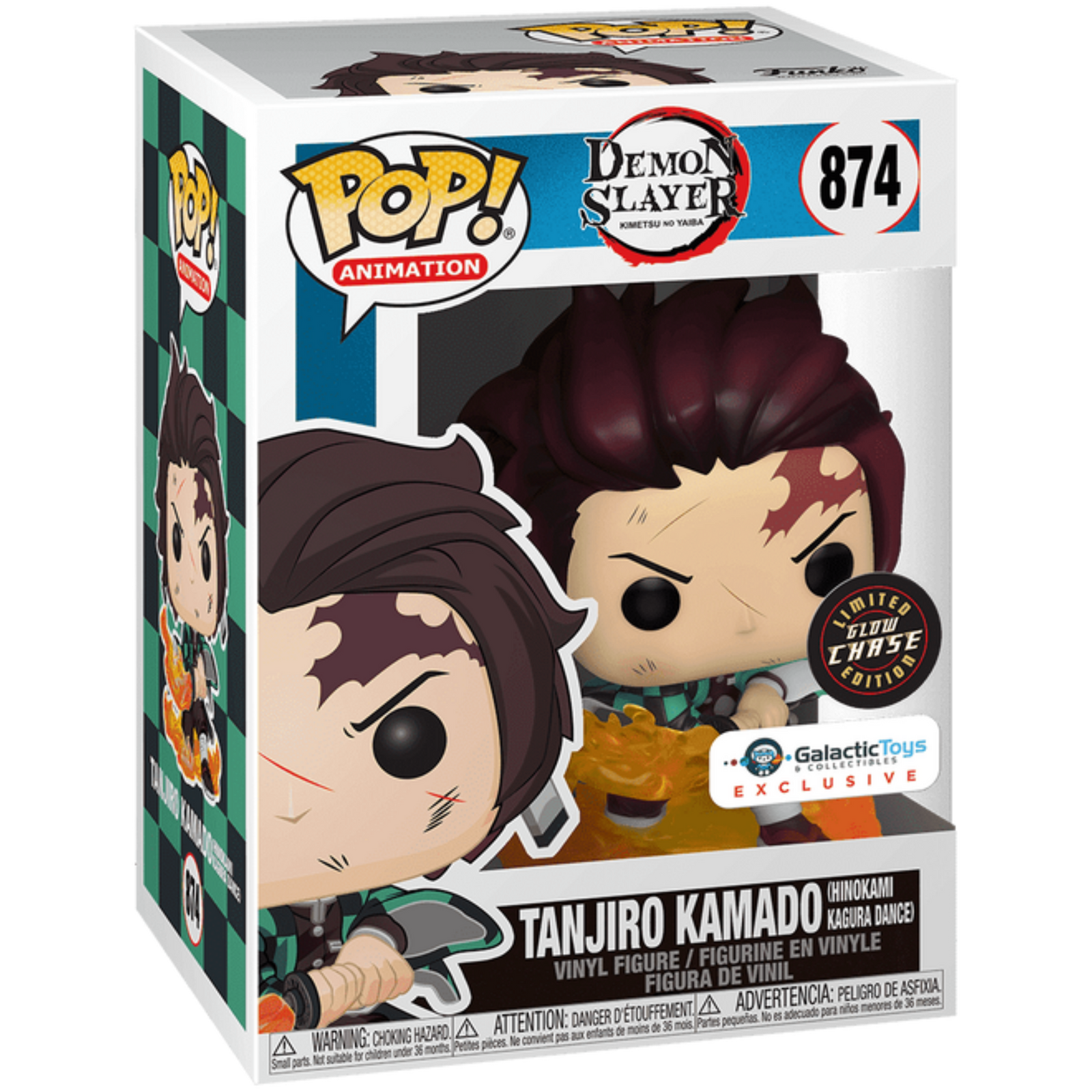 Funko Pop! Animation: Demon Slayer - Tanjiro Kamado (Hinokami Kagura Dance) #874