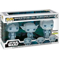 Funko Pop! Movies: Star Wars - Anakin Skywalker/Yoda/Obi-Wan Kenobi (Endor)