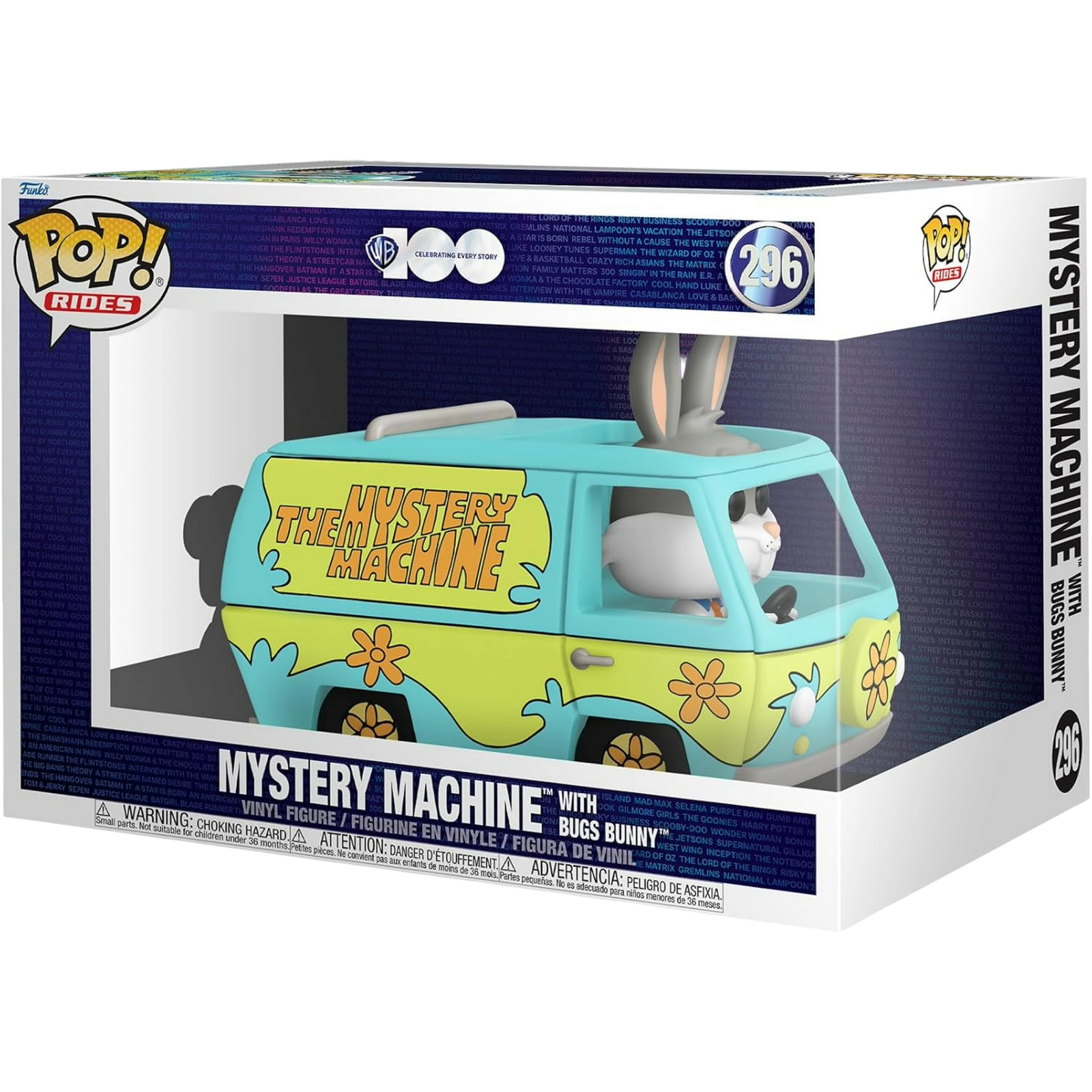 Funko Pop! Rides: Warner Bros 100th - Mystery Machine With Bugs Bunny #296