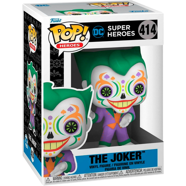 Funko Pop! Heroes: DC Super Heroes - The Joker (Día De Muertos) #414