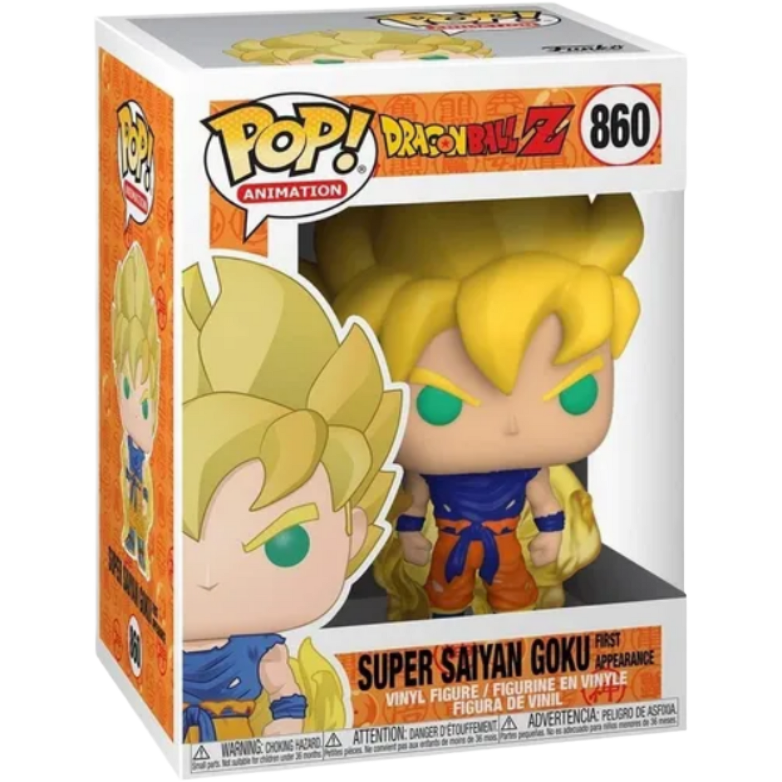 Funko Pop! Animation: Dragon Ball Z - Super Saiyan Goku First Appearance #860