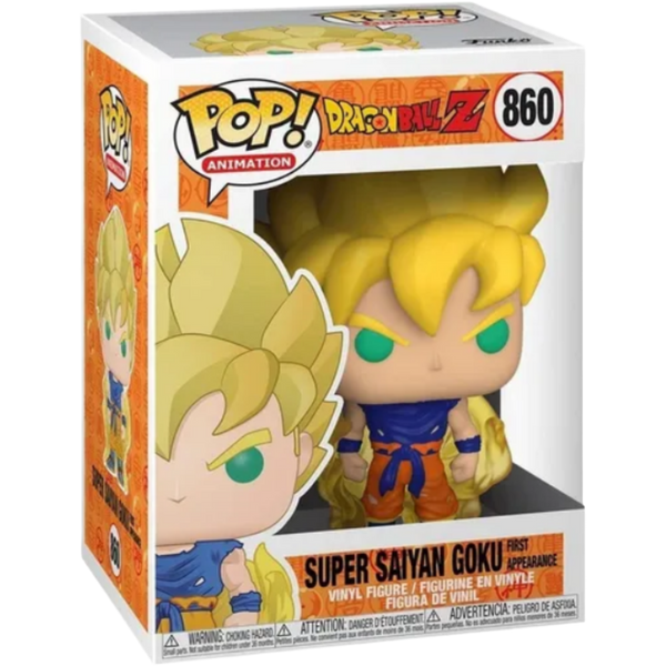 Funko Pop! Animation: Dragon Ball Z - Super Saiyan Goku First Appearance #860