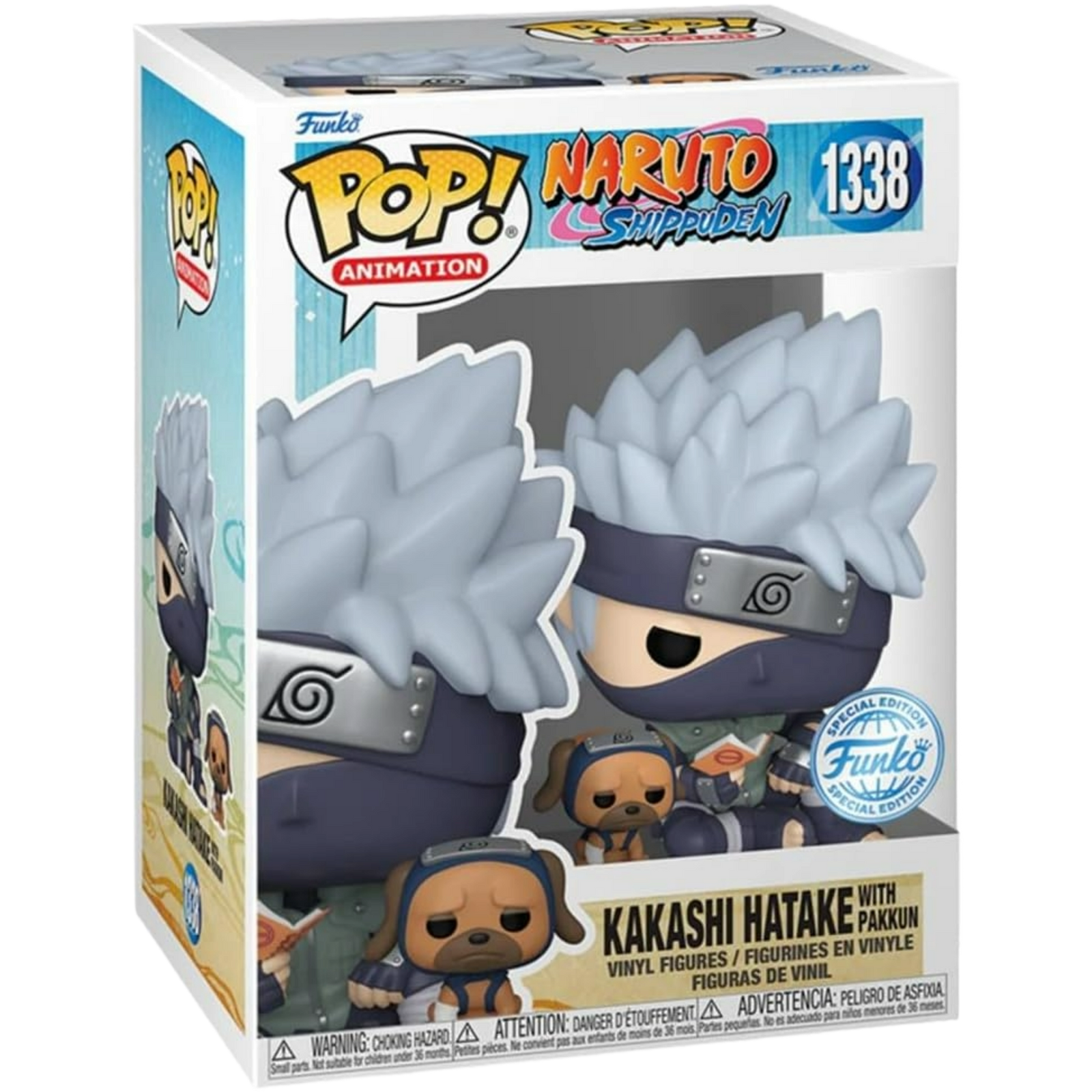 Funko Pop! Animation: Naruto Shippuden - Kakashi Hatake With Pakkun #1338