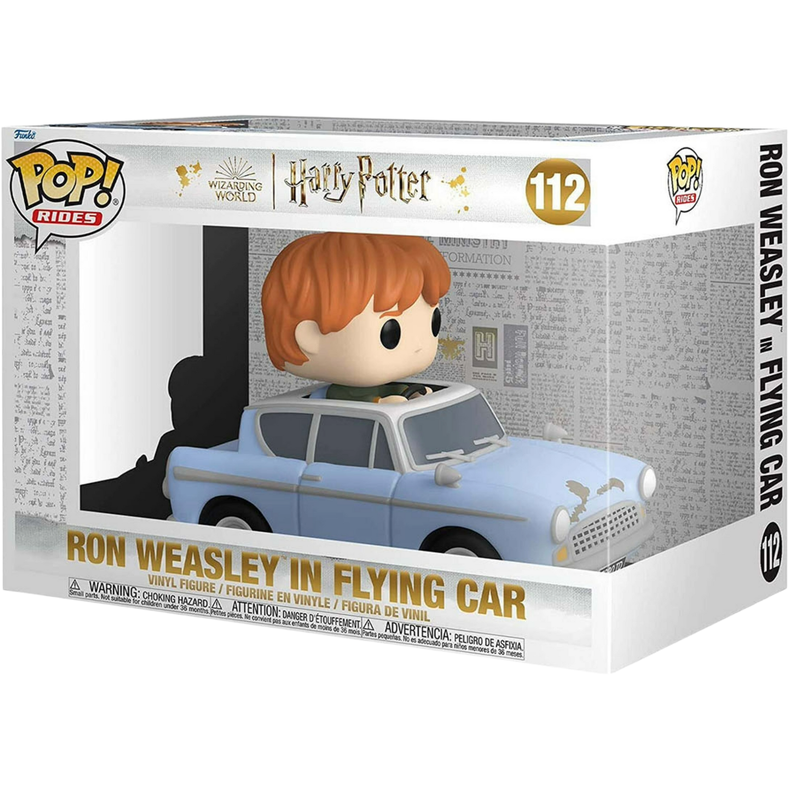 Funko Pop! Rides: Harry Potter - Ron Weasley In Flying Car #112
