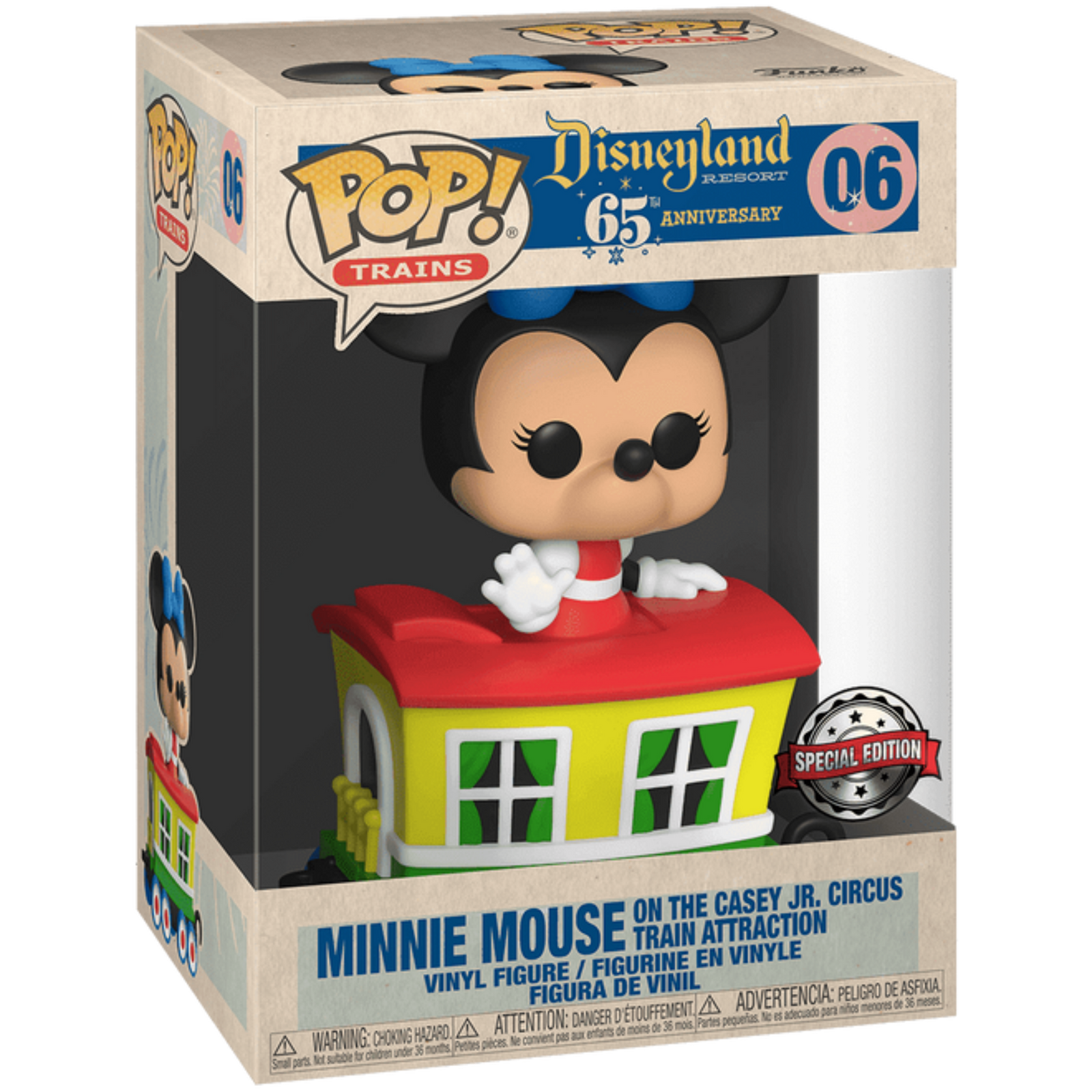 Funko Pop! Trains: Disneyland Resort 65th - Minnie Mouse On The Casey Jr. Circus Train Attraction #06