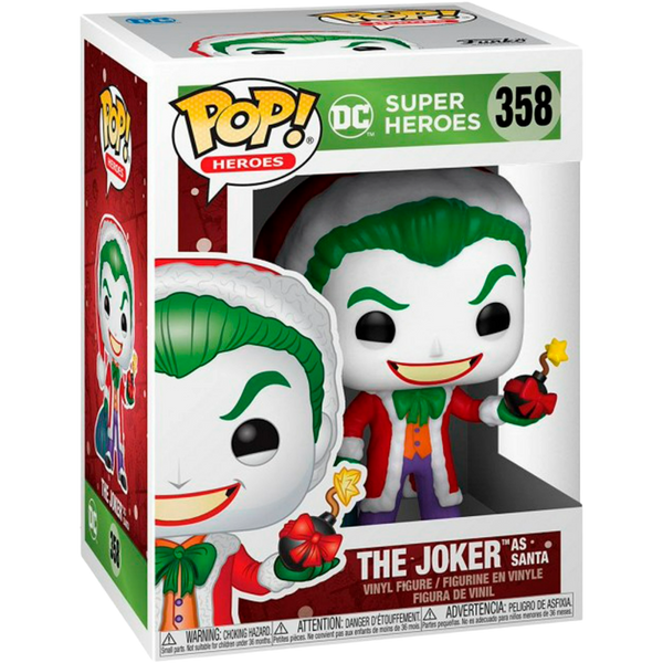 Funko Pop! Heroes: DC Super Heroes - The Joker As Santa #358