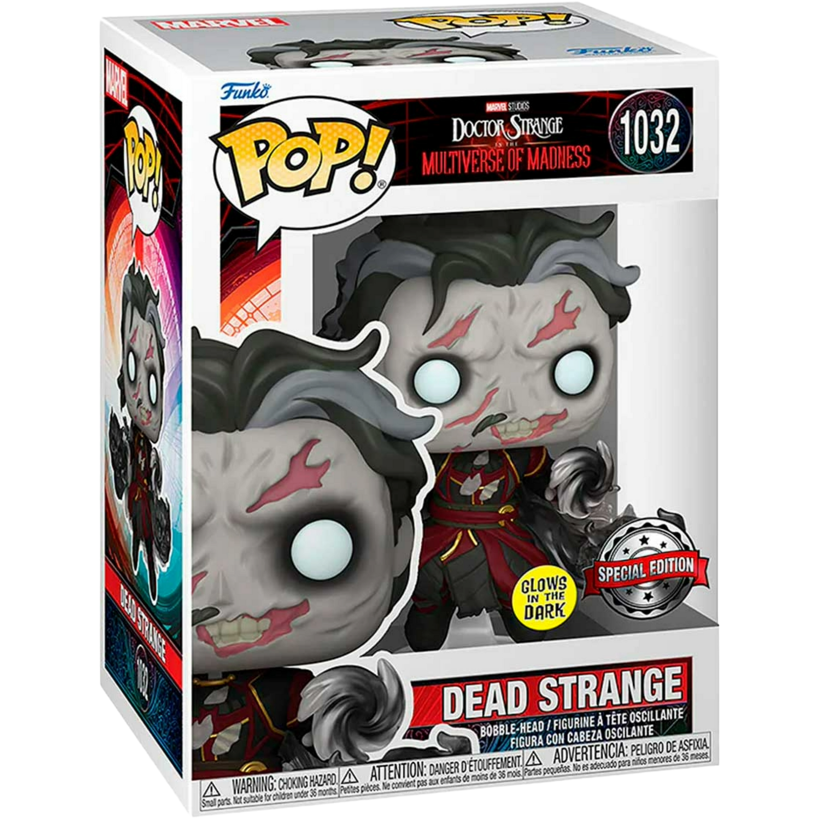 Funko Pop! Movies: Doctor Strange Multiverse Of Madness - Dead Strange (Glows) #1032