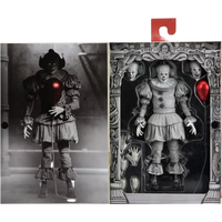 NECA Ultimate: IT Welcome To Derry - Black & White Pennywise