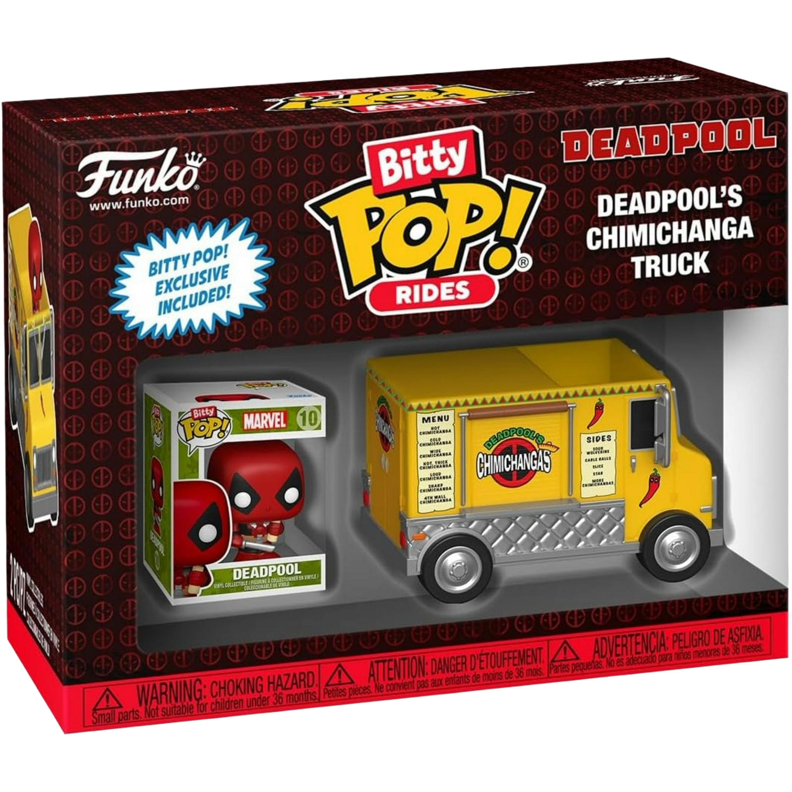 Funko Bitty Pop! Rides: Deadpool - Deadpool’s Chimichanga Truck