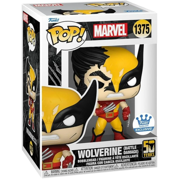 Funko Pop! Heroes: Marvel - Wolverine (Battle Damage) #1375
