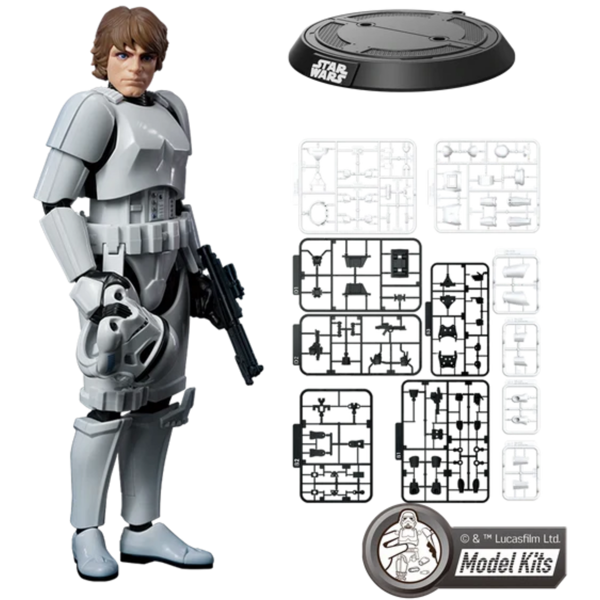 Blokees Champion Class: Star Wars A New Hope - Luke Skywalker (Stormtrooper Disguise Version)