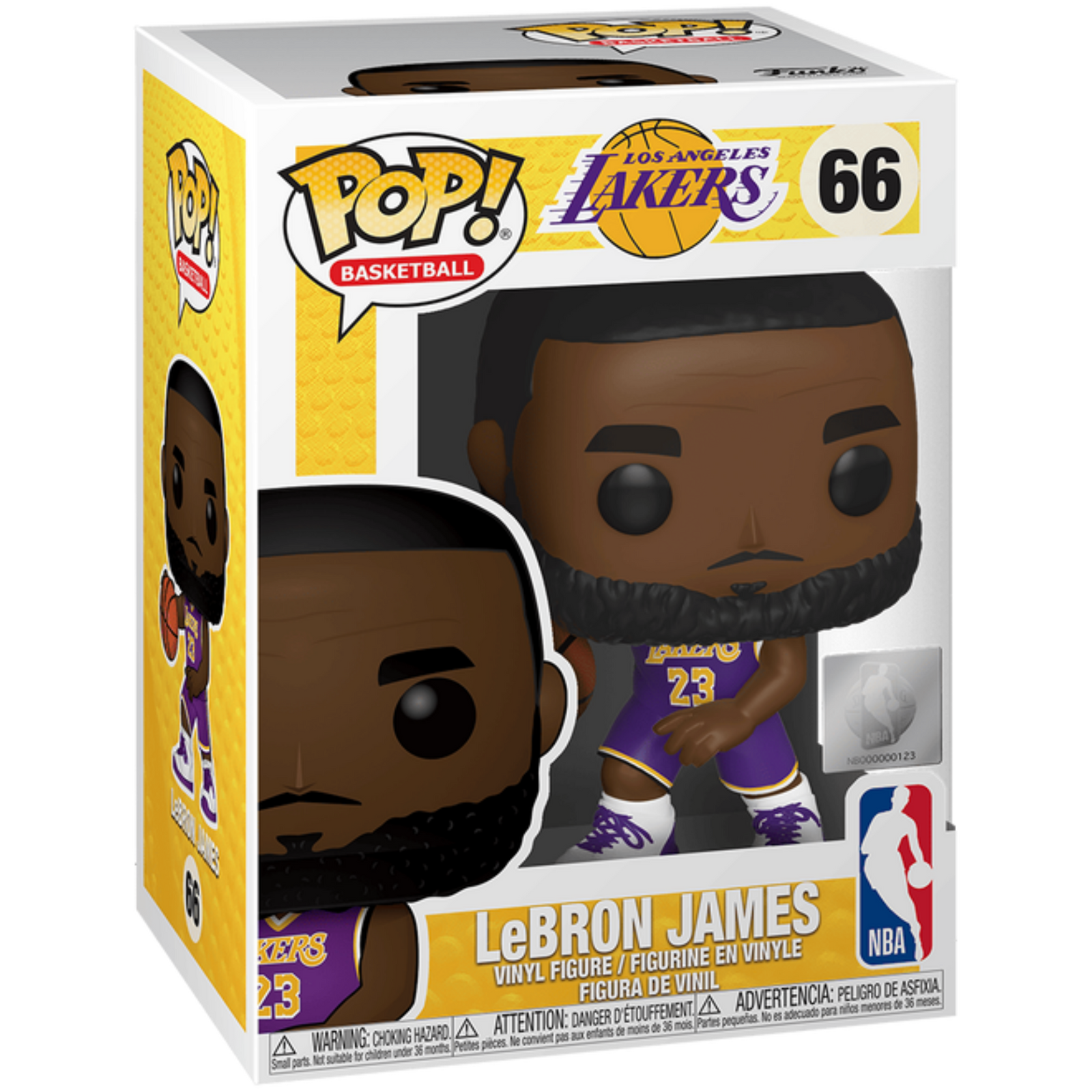Funko Pop! NBA: Los Angeles Lakers - LeBron James #66