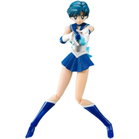 BANDAI / Tamashii Nations S.H. Figuarts: Sailor Moon 25th - Sailor Mercury (Animation Color Edition)