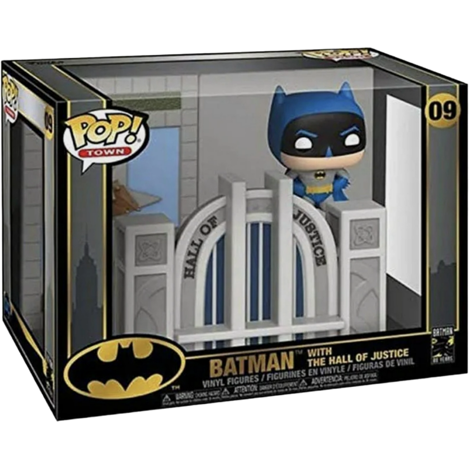 Funko Pop! Town: Batman 80th - Batman With The Hall Of Justice #09