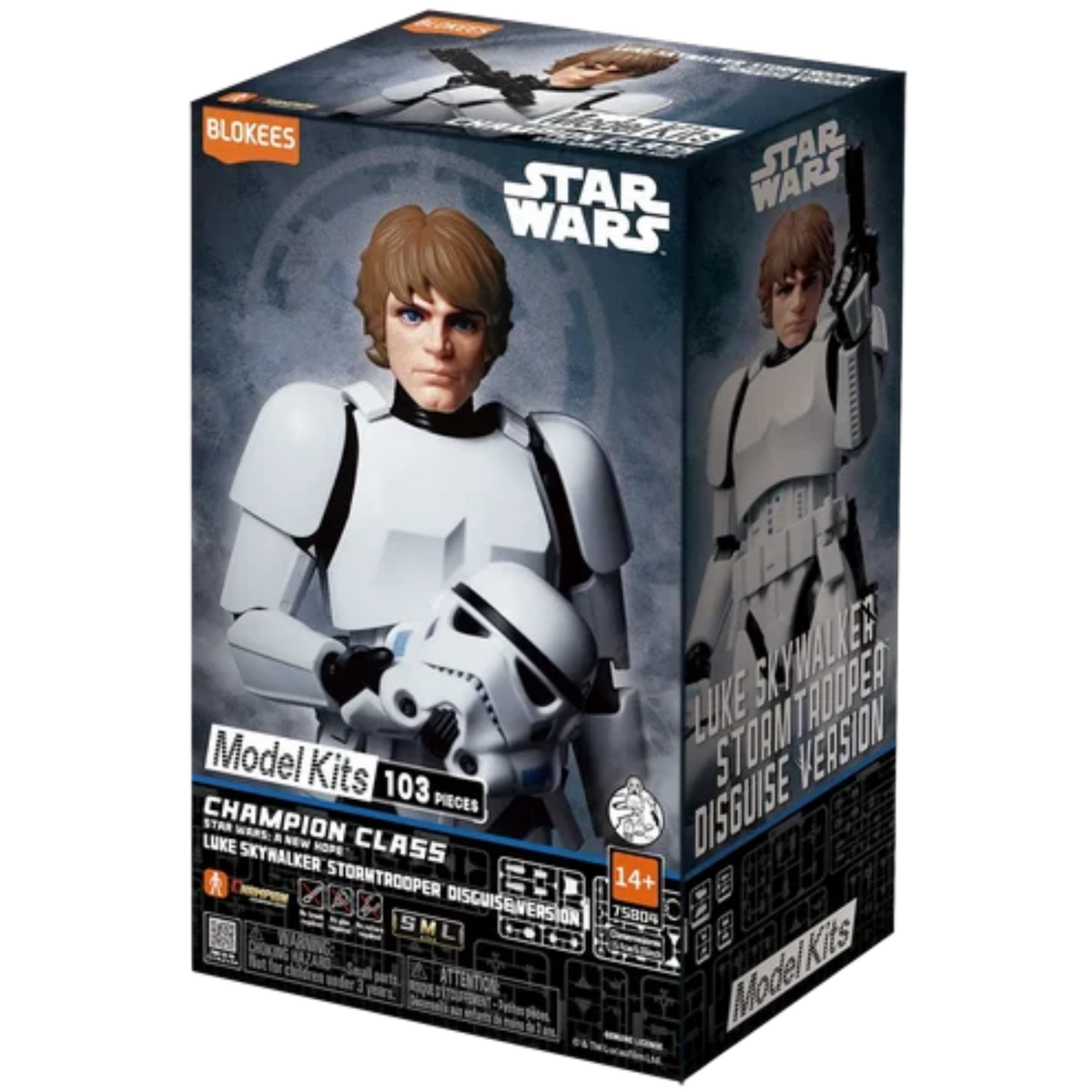 Blokees Champion Class: Star Wars A New Hope - Luke Skywalker (Stormtrooper Disguise Version)