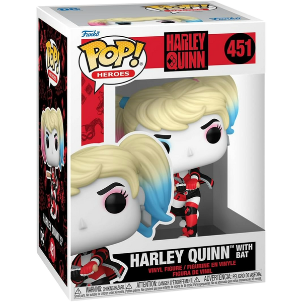 Funko Pop! Heroes: Harley Quinn 30th - Harley Quinn With Bat #451