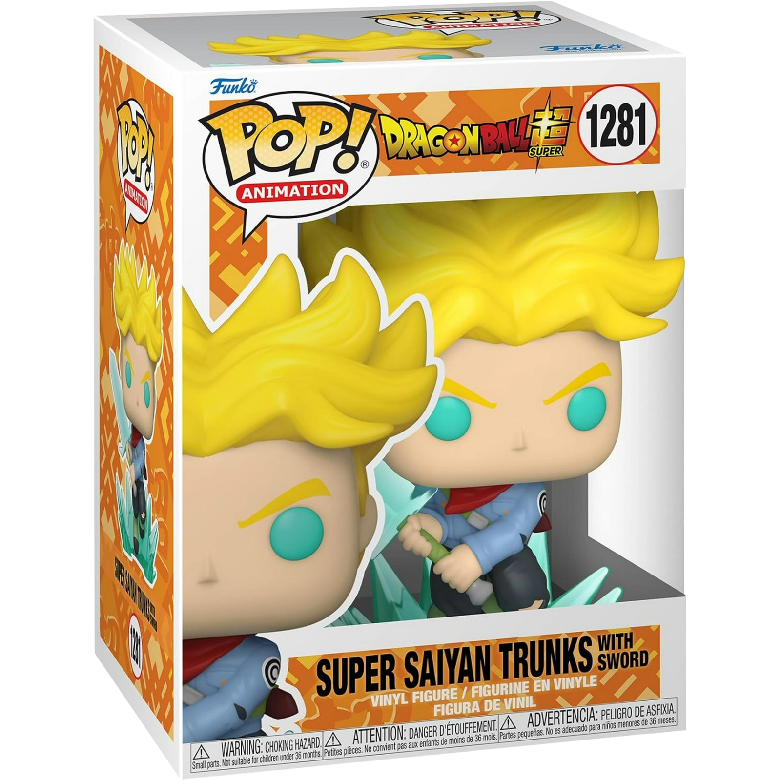 Funko Pop! Animation: Dragon Ball Super - Super Saiyan Trunks With Sword #1281