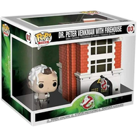 Funko Pop! Town: Ghostbusters - Dr. Peter Venkman With Firehouse #03