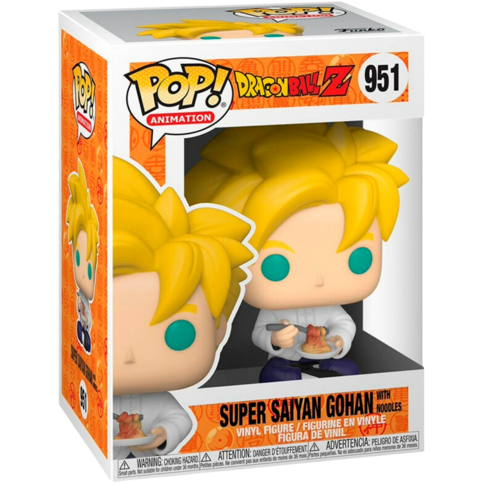 Funko Pop! Animation: Dragon Ball Z - Super Saiyan Gohan With Noodles #951