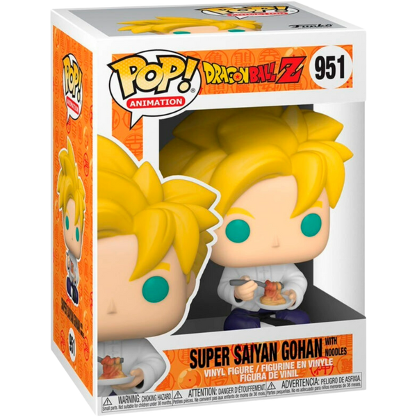 Funko Pop! Animation: Dragon Ball Z - Super Saiyan Gohan With Noodles #951