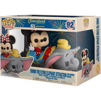 Funko Pop! Rides: Disneyland 65th - Dumbo The Flying Elephant Attraction And Minnie Mouse #92