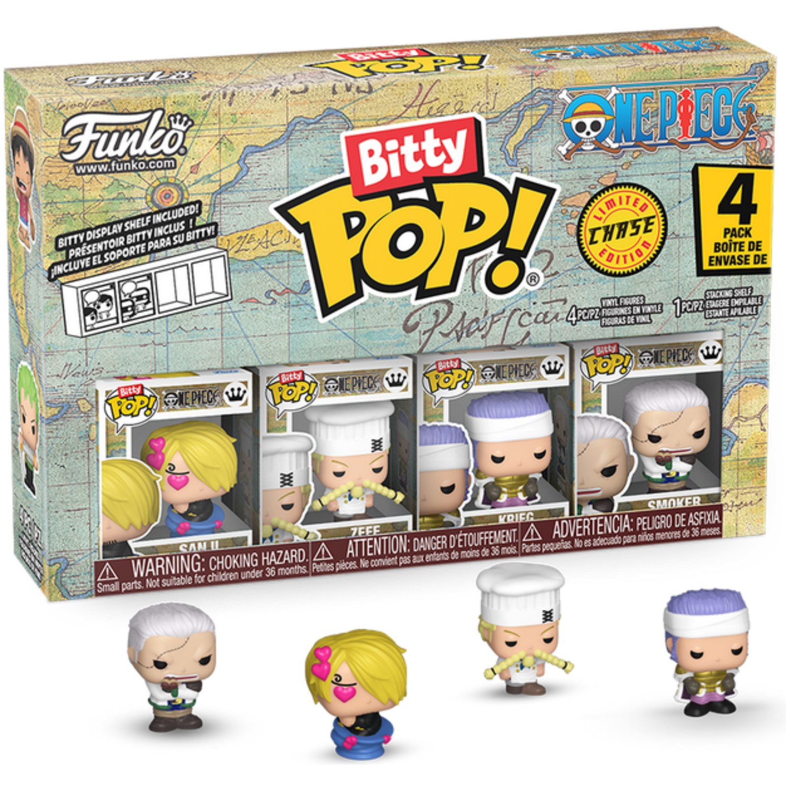Funko Bitty Pop!: One Piece 4-Pack Series