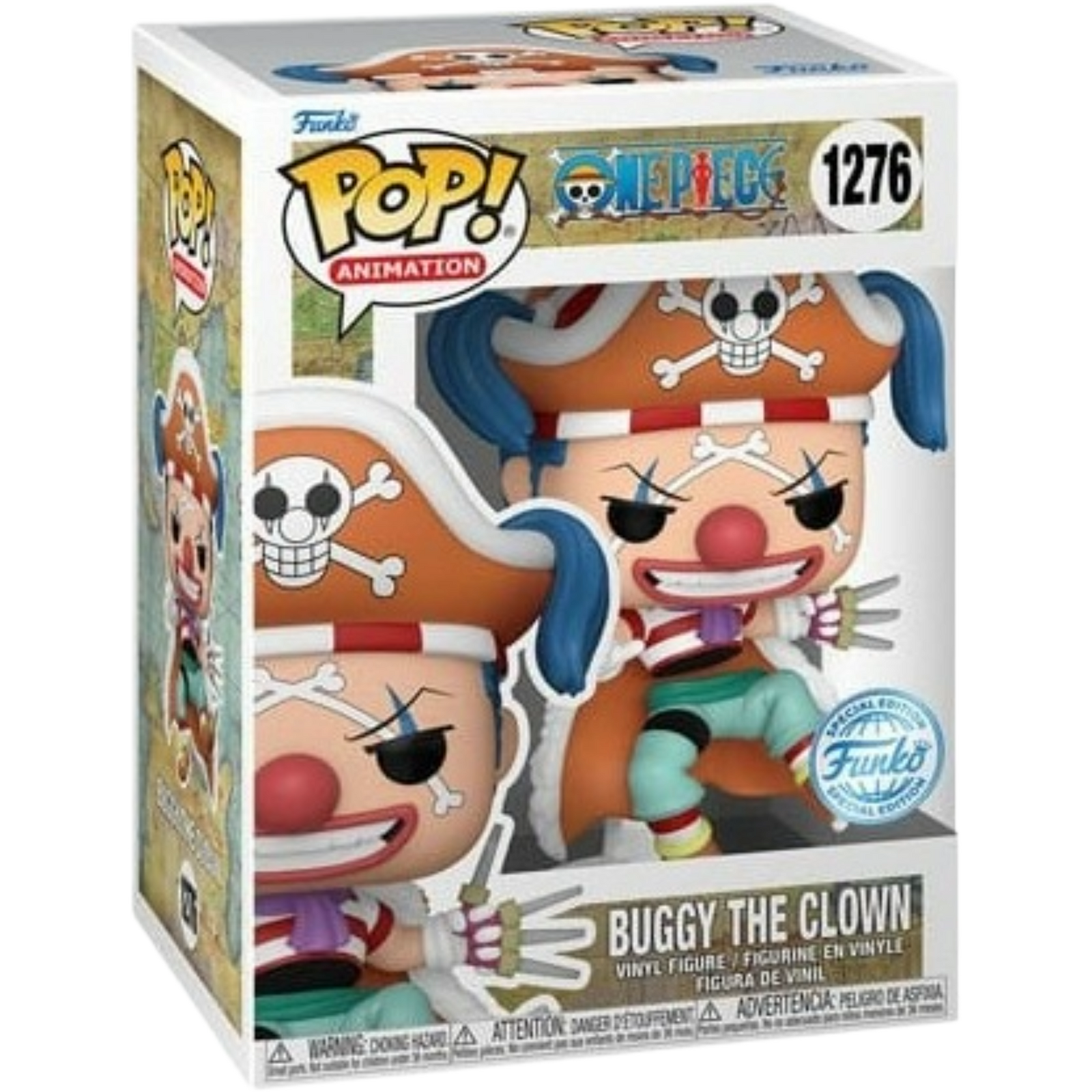 Funko Pop! Animation: One Piece - Buggy The Clown #1276