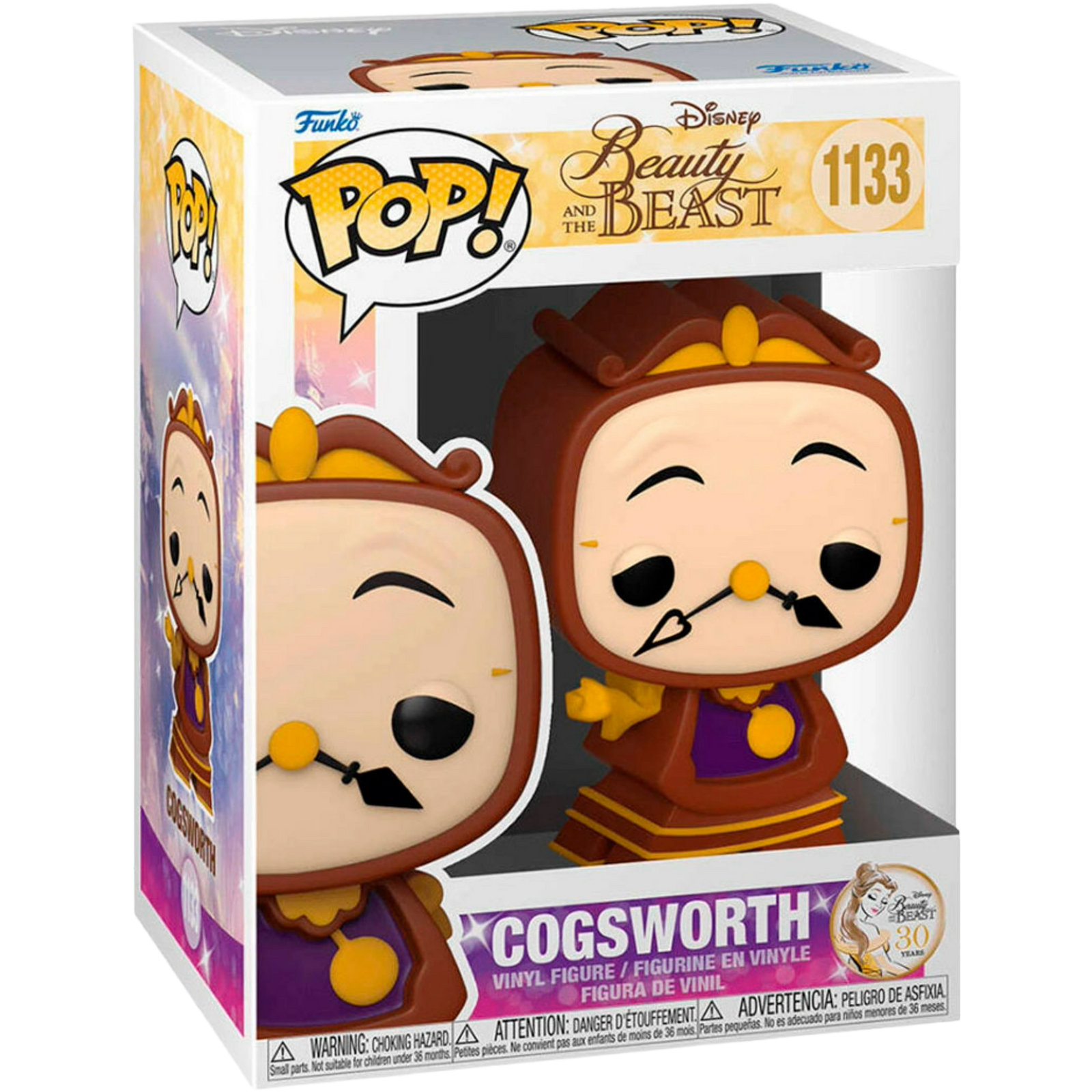 Funko Pop! Disney: Beauty And The Beast - Cogsworth #1133