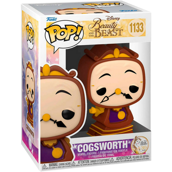 Funko Pop! Disney: Beauty And The Beast - Cogsworth #1133