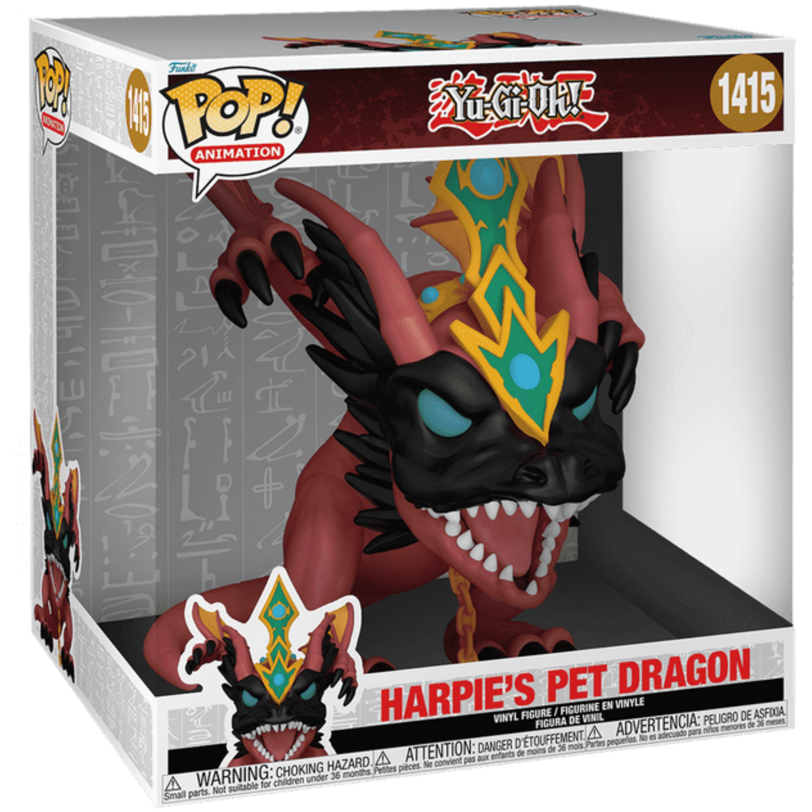 Funko Pop! Jumbo: Yu-Gi-Oh - Harpie’s Pet Dragon #1415