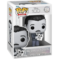 Funko Pop! Icons: Disney 100th - Walt Disney With Drawing #74