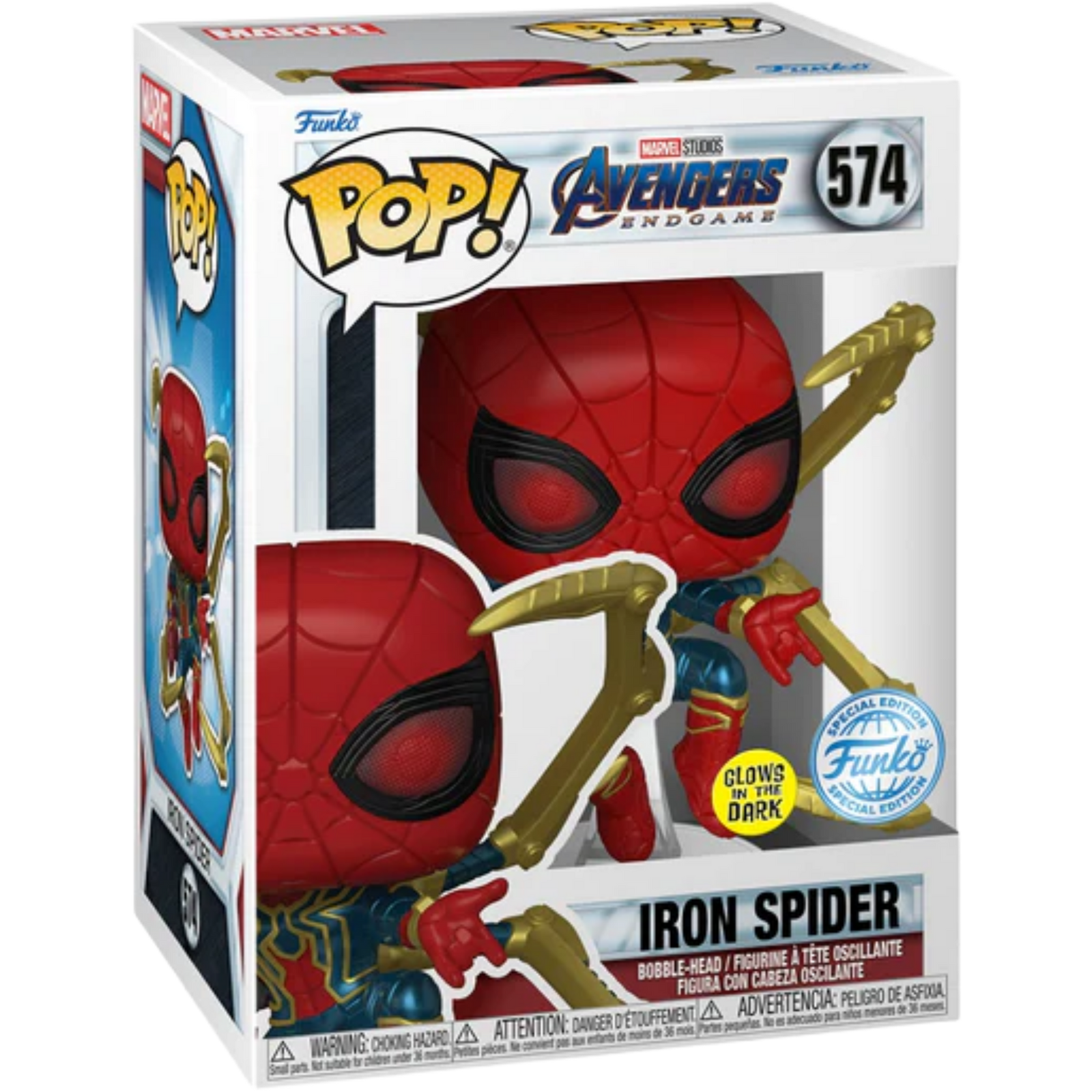 Funko Pop! Movies: Avengers Endgame - Iron Spider (Glows) #574