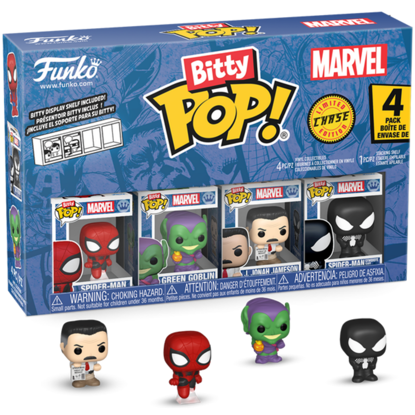 Funko Bitty Pop!: Marvel Spider-Man 4-Pack Series