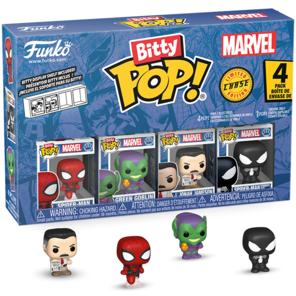 Funko Bitty Pop!: Marvel Spider-Man 4-Pack Series