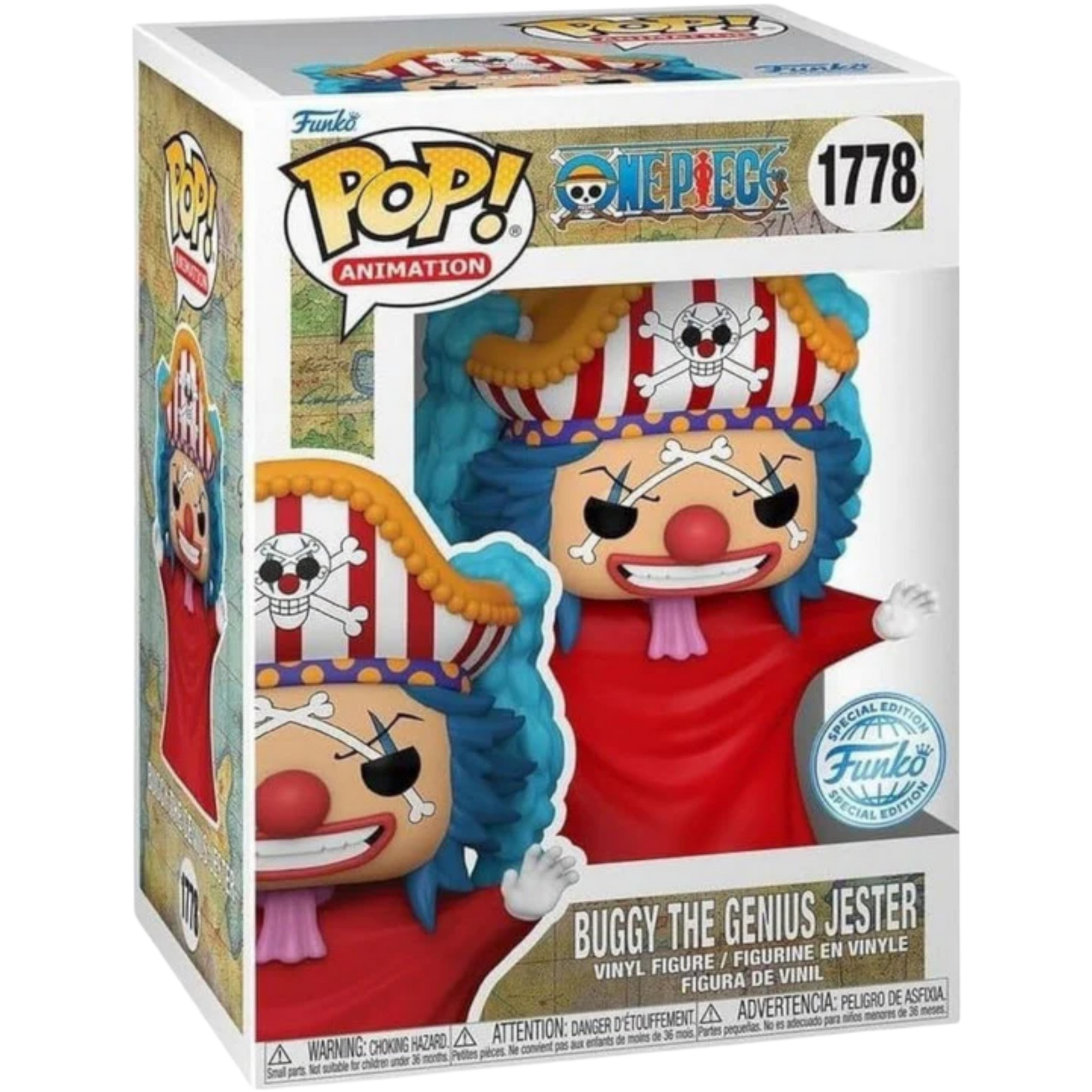 Funko Pop! Animation: One Piece - Buggy The Genius Jester #1778