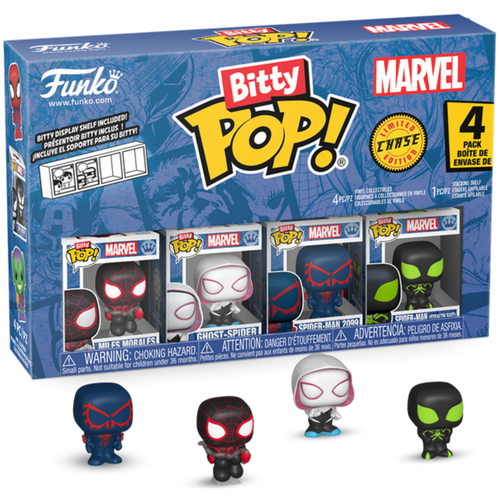 Funko Bitty Pop!: Marvel Spider-Man 4-Pack Series