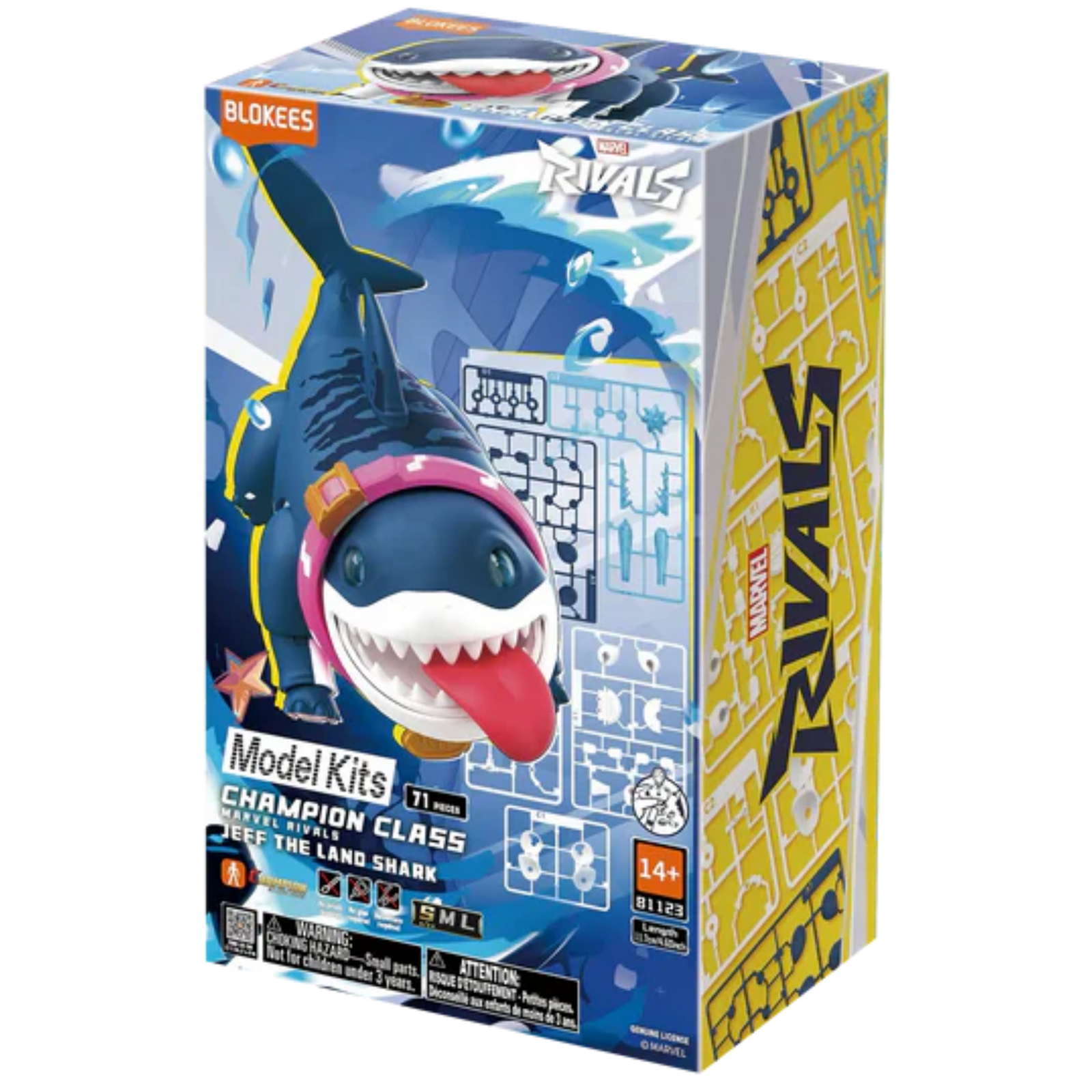Blokees Champion Class: Marvel Rivals - Jeff The Land Shark