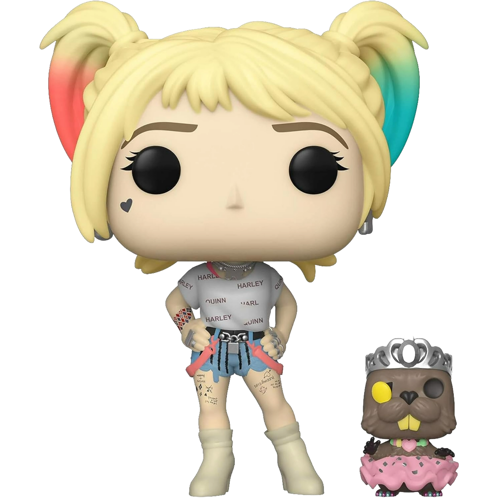 Funko Pop! Heroes: Birds Of Prey - Harley Quinn And Beaver #308