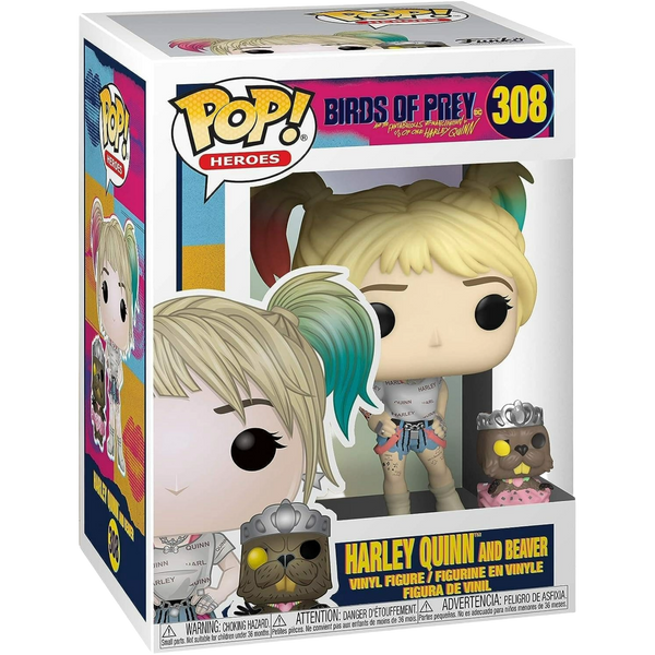 Funko Pop! Heroes: Birds Of Prey - Harley Quinn And Beaver #308