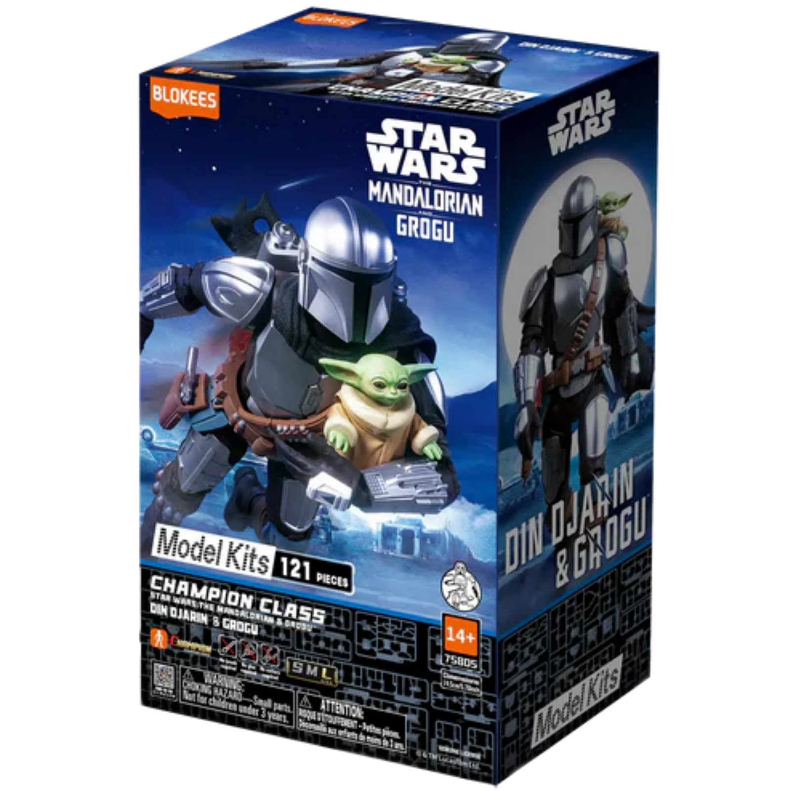Blokees Champion Class: The Mandalorian & Grogu - Din Djarin & Grogu