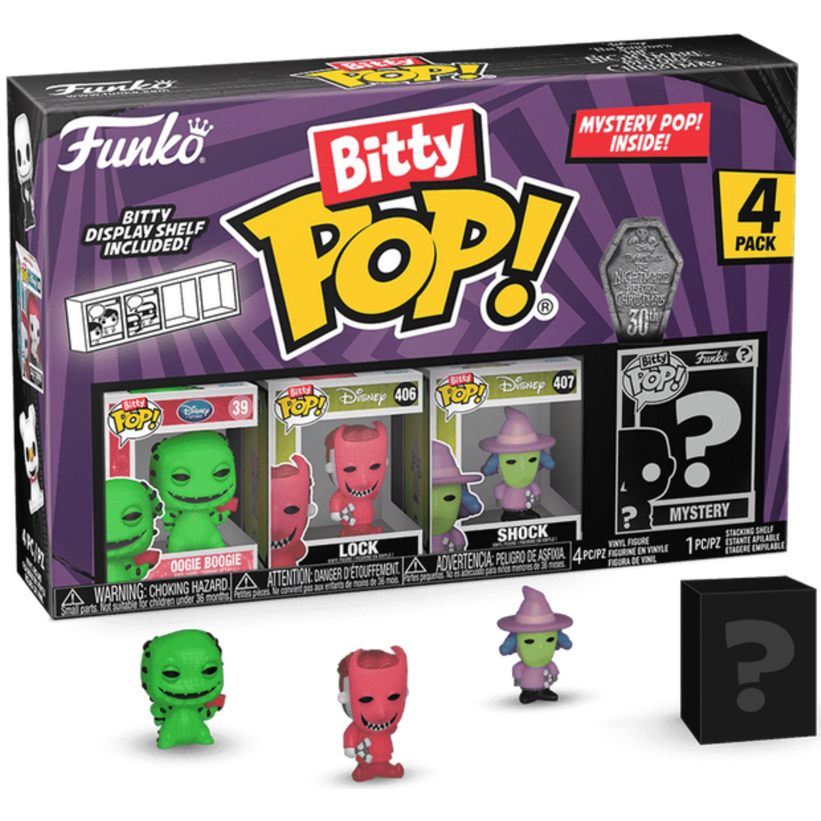 Funko Bitty Pop!: The Nightmare Before Christmas 4-Pack Series