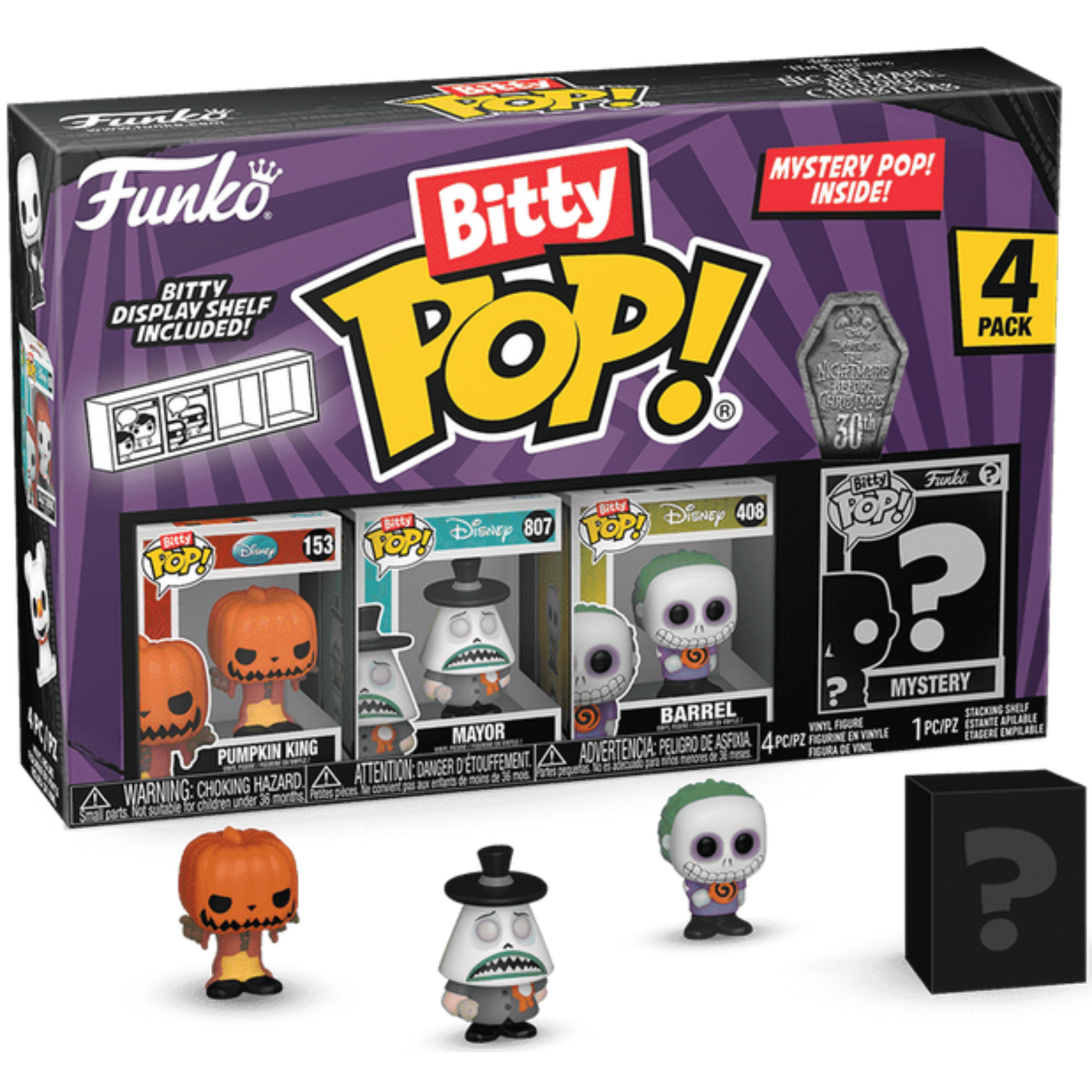 Funko Bitty Pop!: The Nightmare Before Christmas 4-Pack Series
