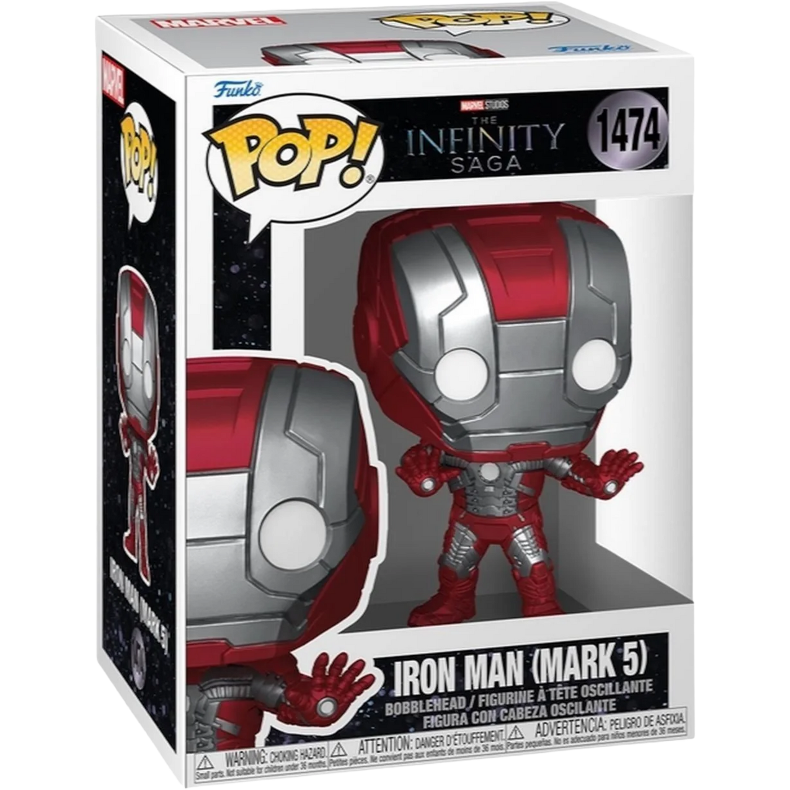 Funko Pop! Heroes: The Infinity Saga - Iron Man (Mark 5) #1474