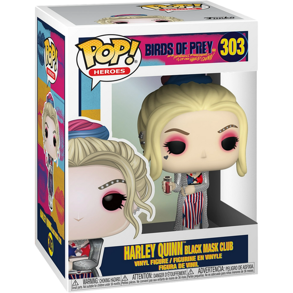 Funko Pop! Heroes: Birds Of Prey - Harley Quinn Black Mask Club #303