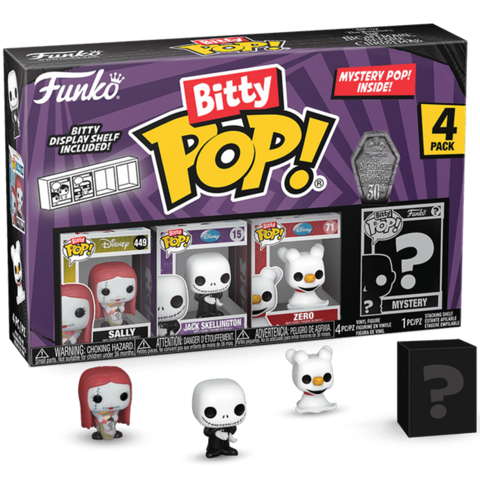 Funko Bitty Pop!: The Nightmare Before Christmas 4-Pack Series