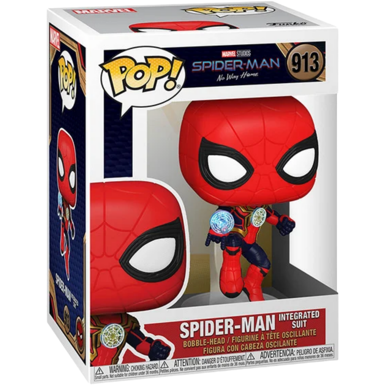Funko Pop! Movies: Spider-Man No Way Home - Spider-Man Integrated Suit #913