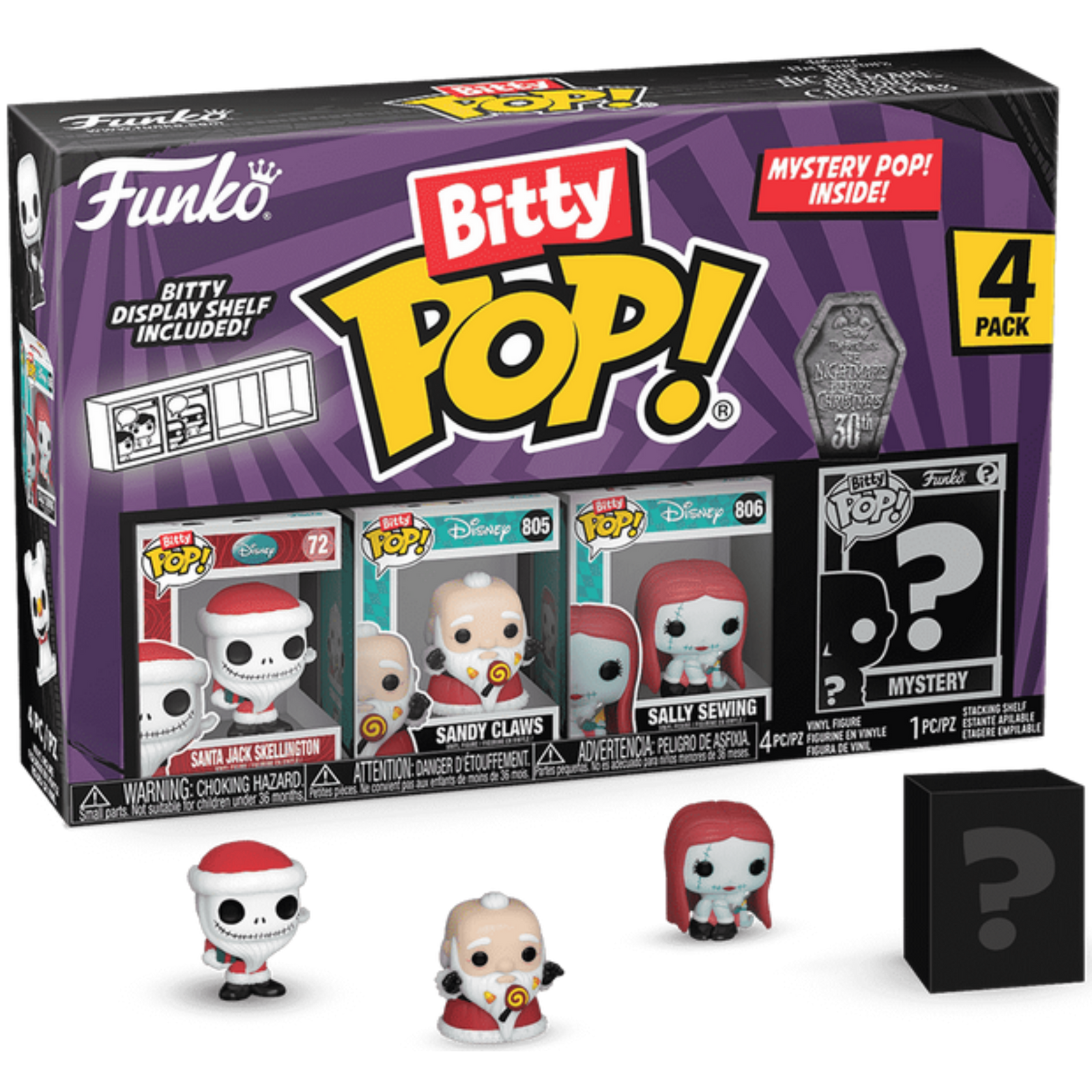 Funko Bitty Pop!: The Nightmare Before Christmas 4-Pack Series