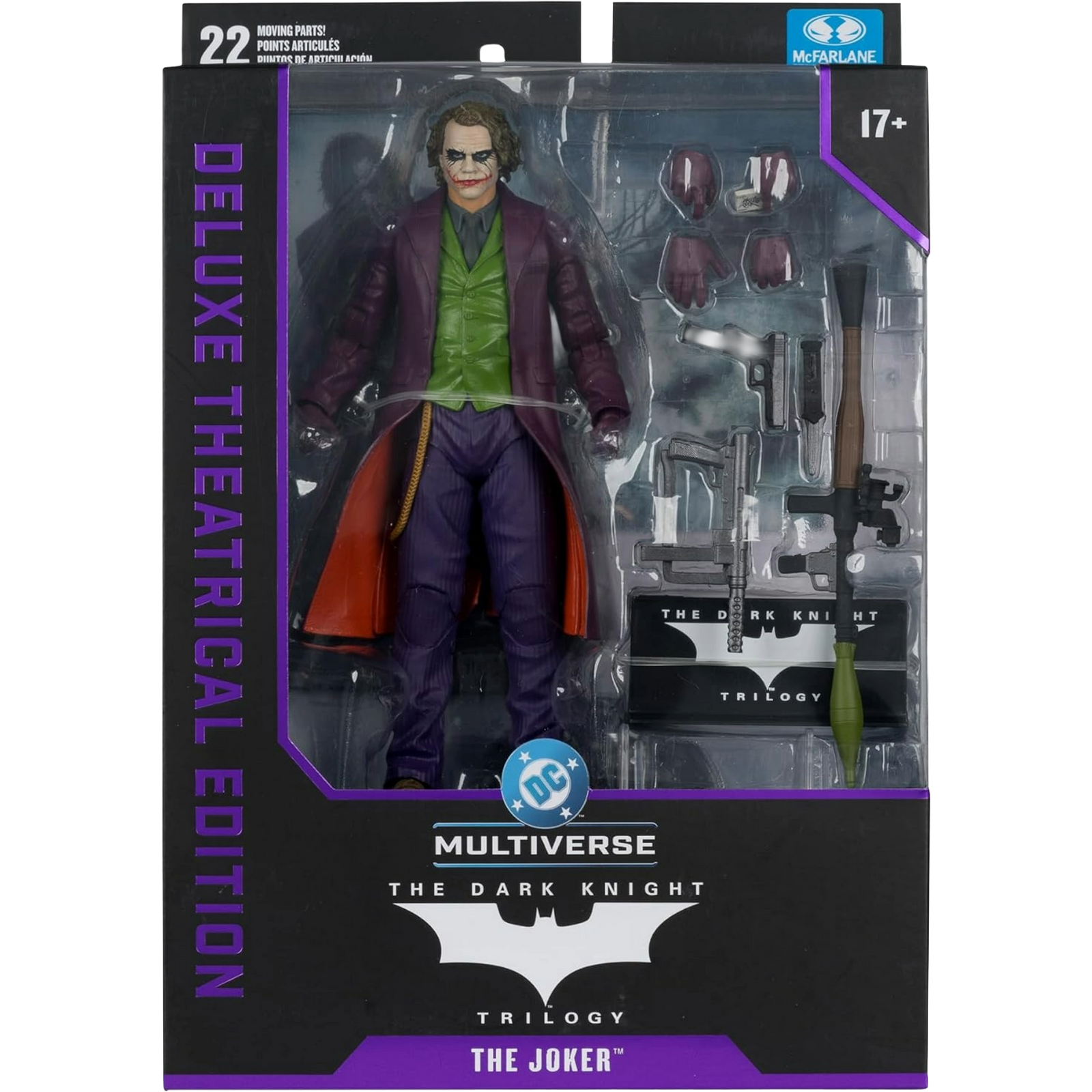McFarlane DC Multiverse: The Dark Knight Trilogy - The Joker (Deluxe Theatrical Edition)